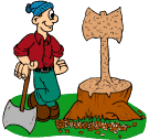 Lumberjack job graphics