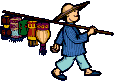Market traders job graphics