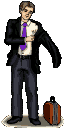 Office worker job graphics