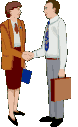 Office worker job graphics