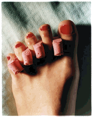 Pedicure and manicure job graphics