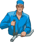 Plumber job graphics