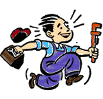 Plumber job graphics