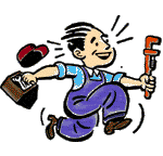 Plumber job graphics