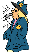 Police officer job graphics
