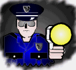 Police officer job graphics