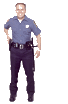 Police officer job graphics