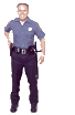 Police officer job graphics