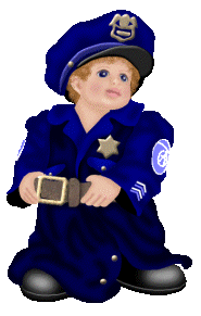 Police officer job graphics