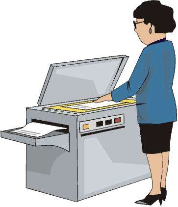 Printing office job graphics