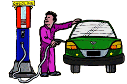 Pump attendant job graphics