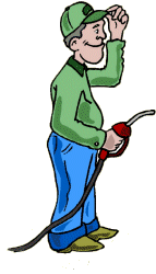 Pump attendant job graphics