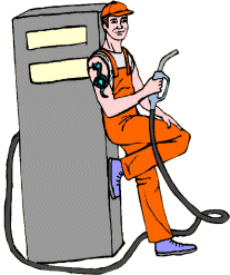 Pump attendant job graphics