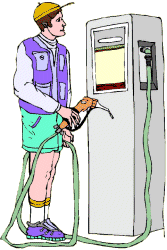 Pump attendant job graphics