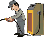Pump attendant job graphics