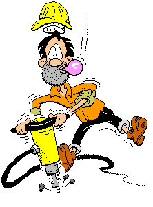 Road worker job graphics