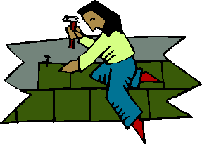 Roofer job graphics