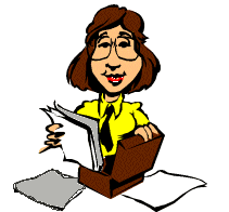 Secretary job graphics