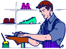 Shoemaker job graphics