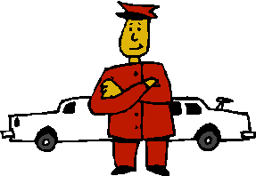 Taxi driver job graphics