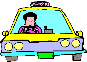 Taxi driver job graphics