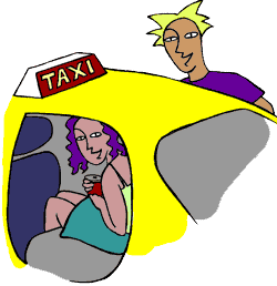 Taxi driver job graphics