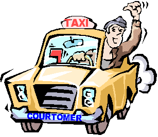 Taxi driver job graphics