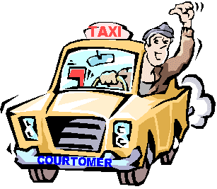 Taxi driver job graphics