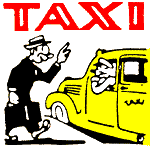 Taxi driver job graphics