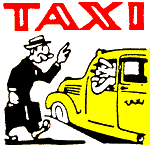 Taxi driver job graphics