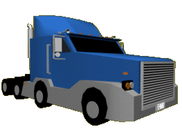 Truck driver job graphics