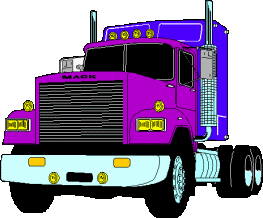 Truck driver job graphics