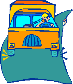 Truck driver job graphics