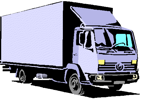 Truck driver job graphics