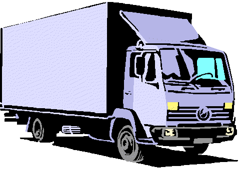 Truck driver job graphics