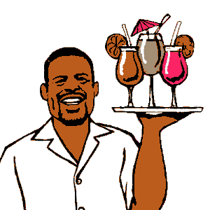 Waiters job graphics