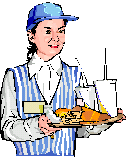 Waitress job graphics