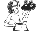 Waitress job graphics