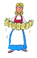 Waitress job graphics