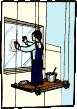 Window cleaner job graphics