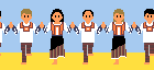 Dancing and singing mini graphics