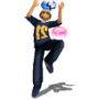 Dancing and singing mini graphics