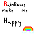 Rainbow mini graphics