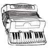 Accordions music graphics