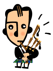 Bagpipe music graphics