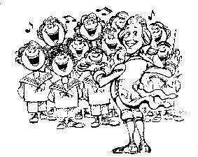 Choir music graphics