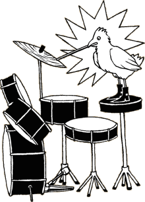 Drumming music graphics