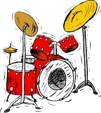 Drumming music graphics