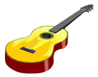 Guitar music graphics