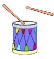 Percussion instruments music graphics